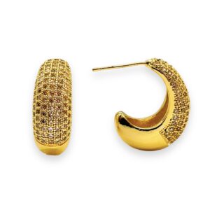 Aretes Bottega Chap Golden Lux